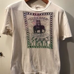 Tommy Tees Urban Outfitters hand print t-shirt Med